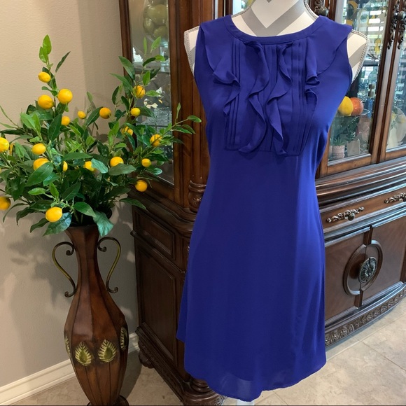 Worthington Dresses & Skirts - Worthington | purple blue ruffle dress | size 8